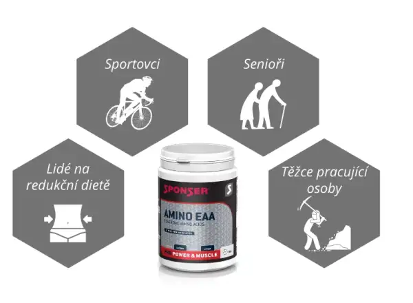 Sponser Amino EAA aminokyseliny v tabletách 140 tablet