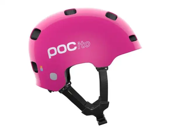 POC POCito Crane MIPS dětská přilba Fluorescent Pink