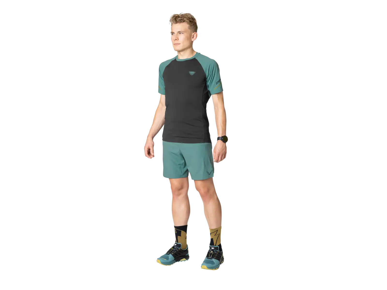 Dynafit Alpine Pro 2v1 pánské běžecké kraťasy Atlantic