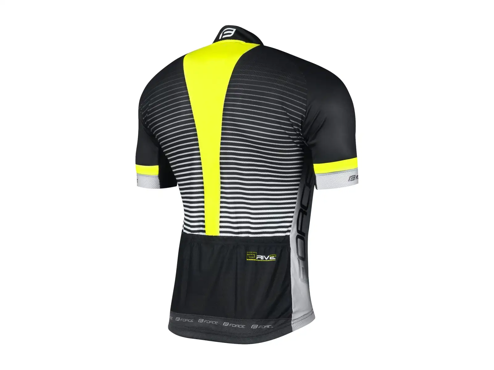 Force Drive pánský dres kr. rukáv černý