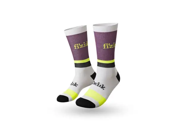 Fizik Team Edition cyklistické ponožky Lilac/White