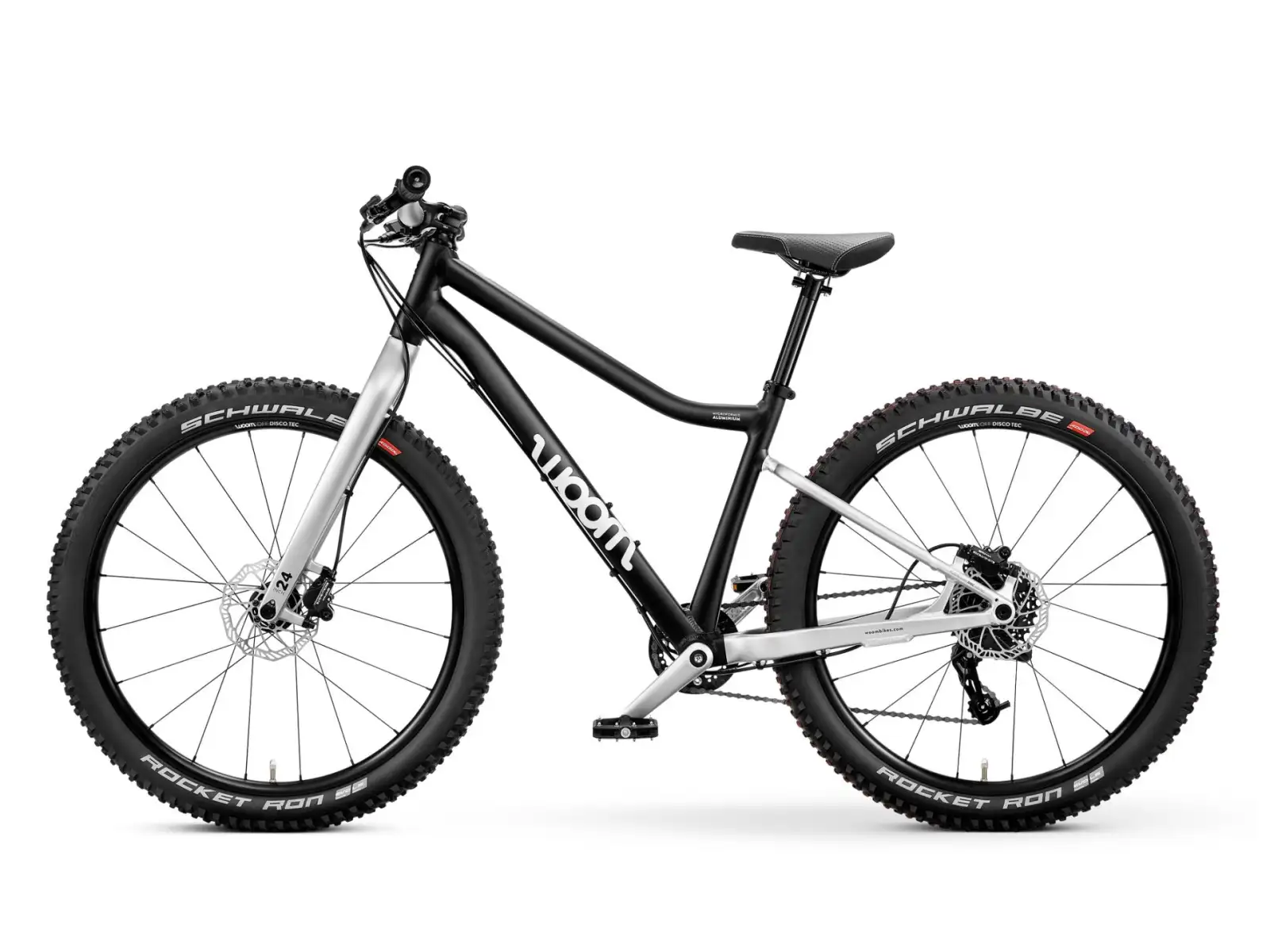 Woom 5 OFF Black 24 dětské kolo
