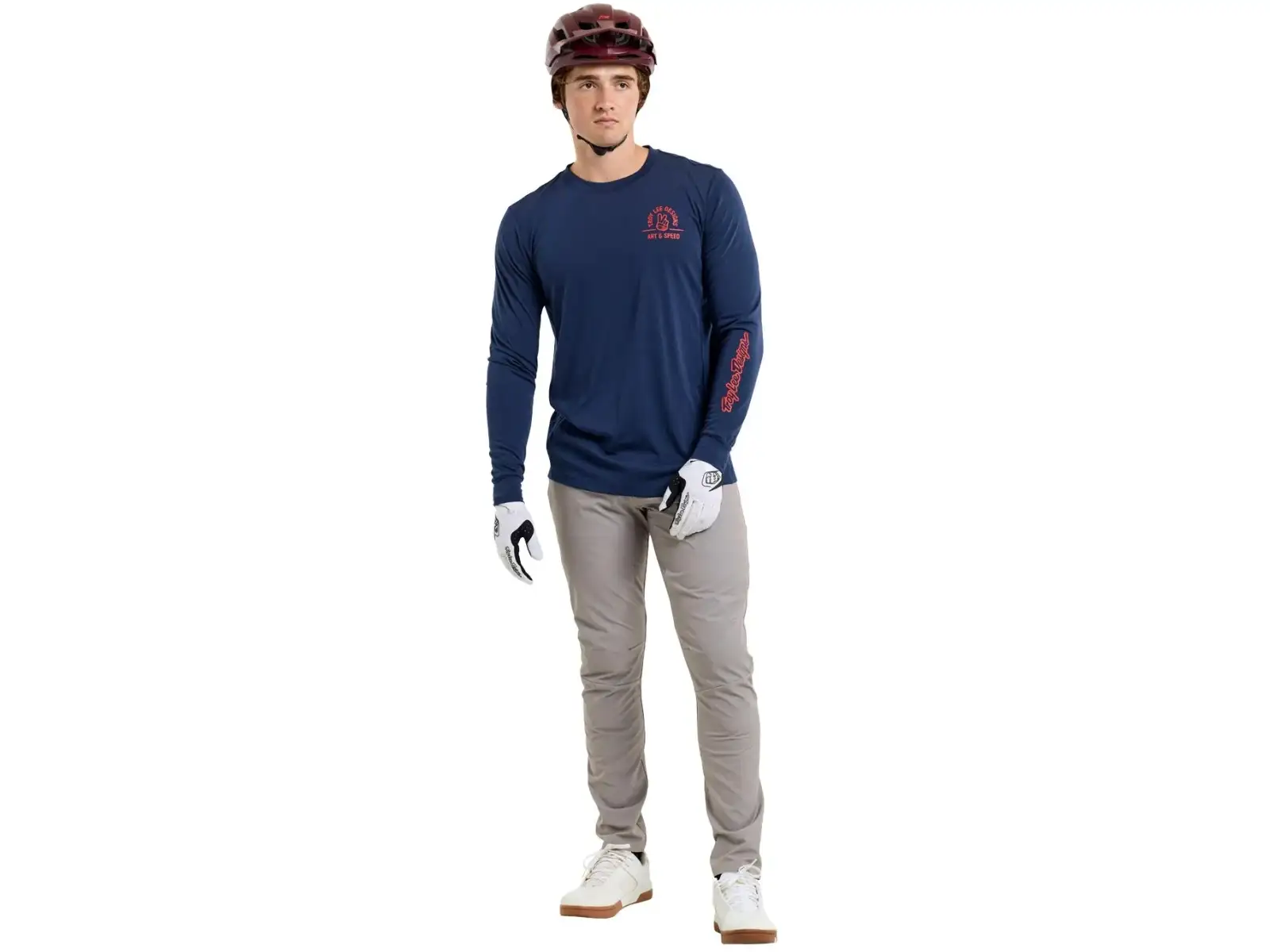 Troy Lee Designs Skyline Ride Tee pánský dres dlouhý rukáv Locals Midnight