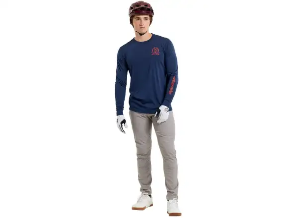 Troy Lee Designs Skyline Ride Tee pánský dres dlouhý rukáv Locals Midnight