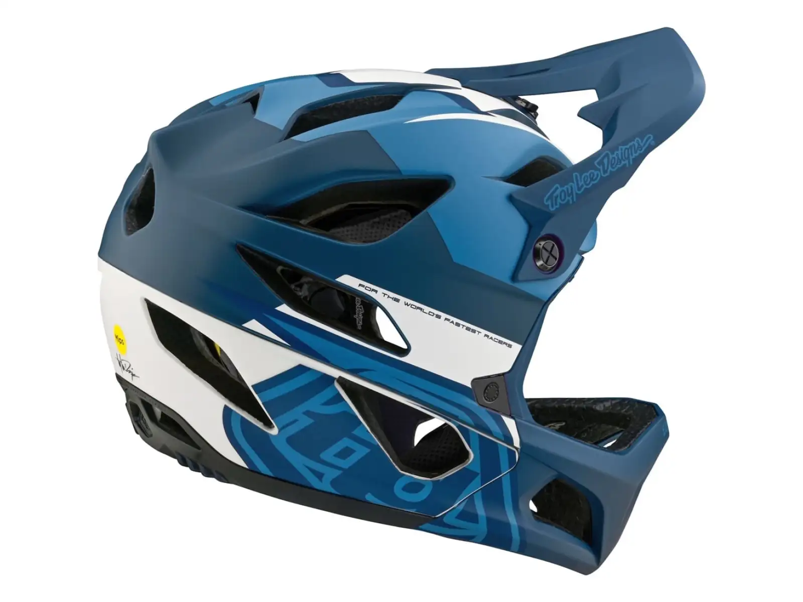 Troy Lee Designs Stage Mips přilba Vector Blue