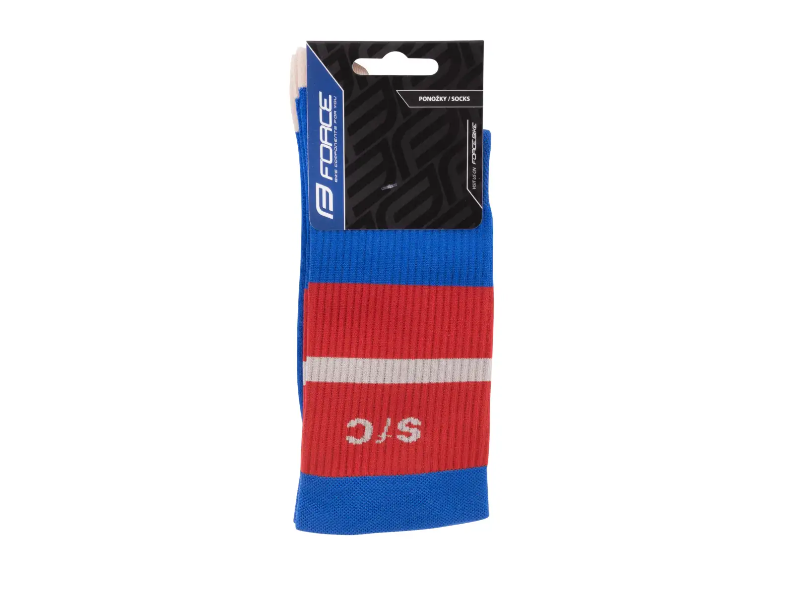 Force Stripe dlouhé ponožky modrá