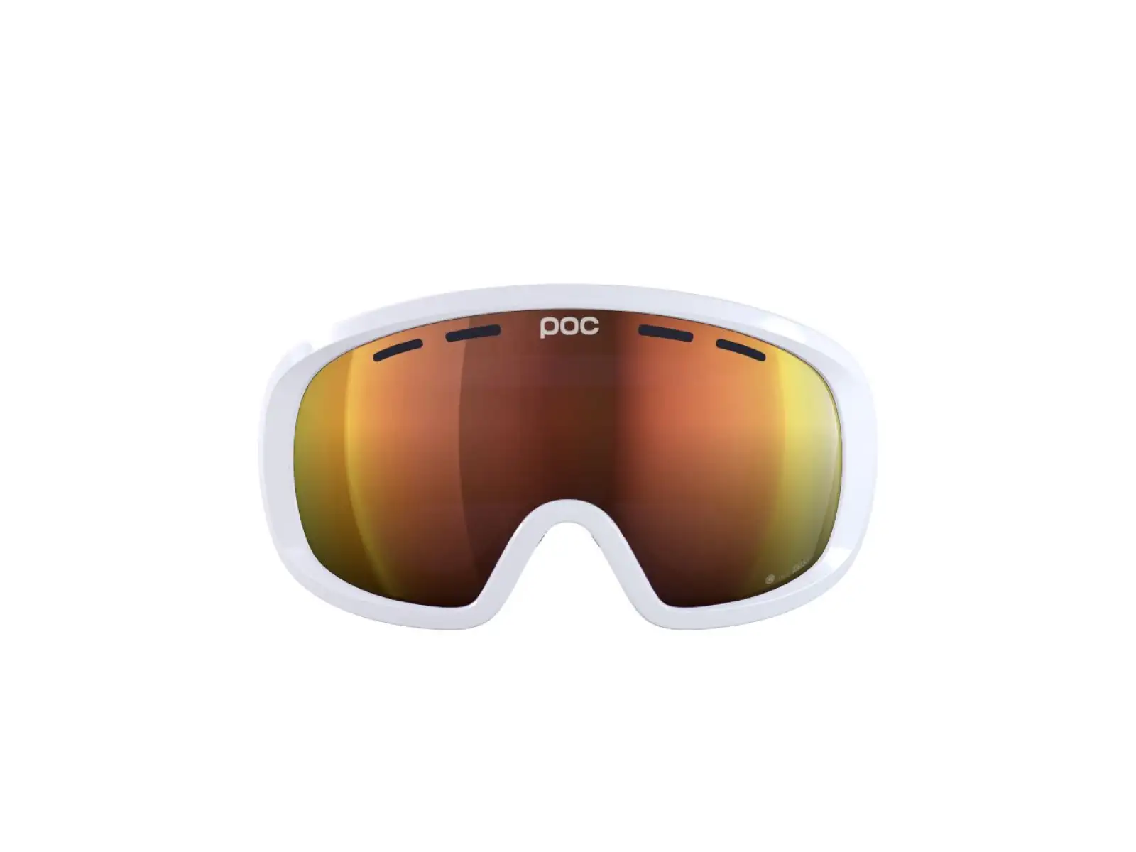 POC Fovea Mid sjezdové brýle Hydrogen White/Partly Sunny Orange