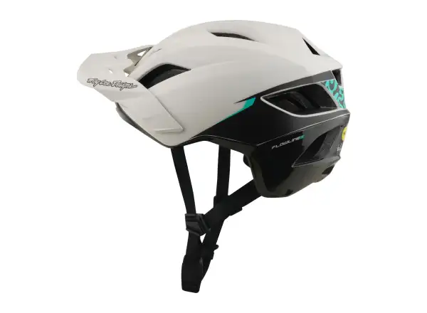 Troy Lee Designs Flowline SE MIPS přilba Stacks Pumice/Real Teal