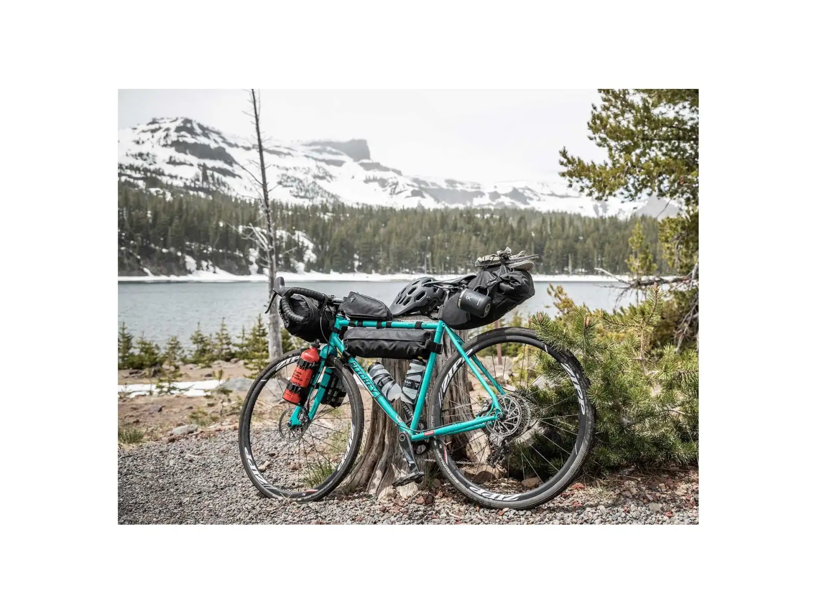 Topeak bikepacking MidLoader brašna na rám 4,5 l zelená