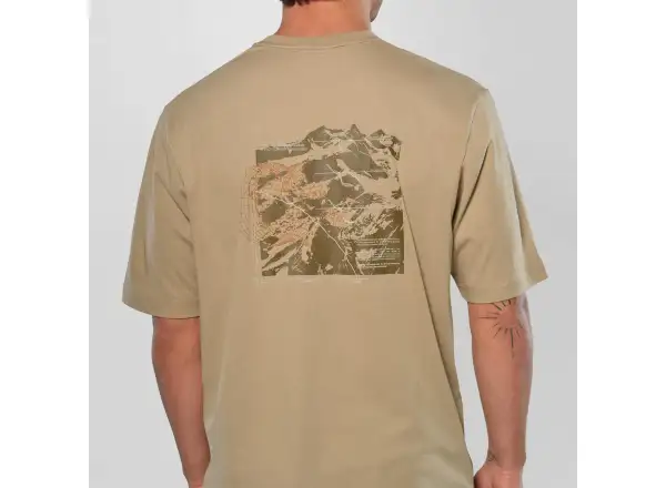 Salewa Eagle Glacier Loose T-shirt pánské triko krátký rukáv Quicksand