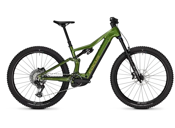Focus JAM 9 800Wh celoodpružené elektrokolo Sprucegreen / Mossgreen