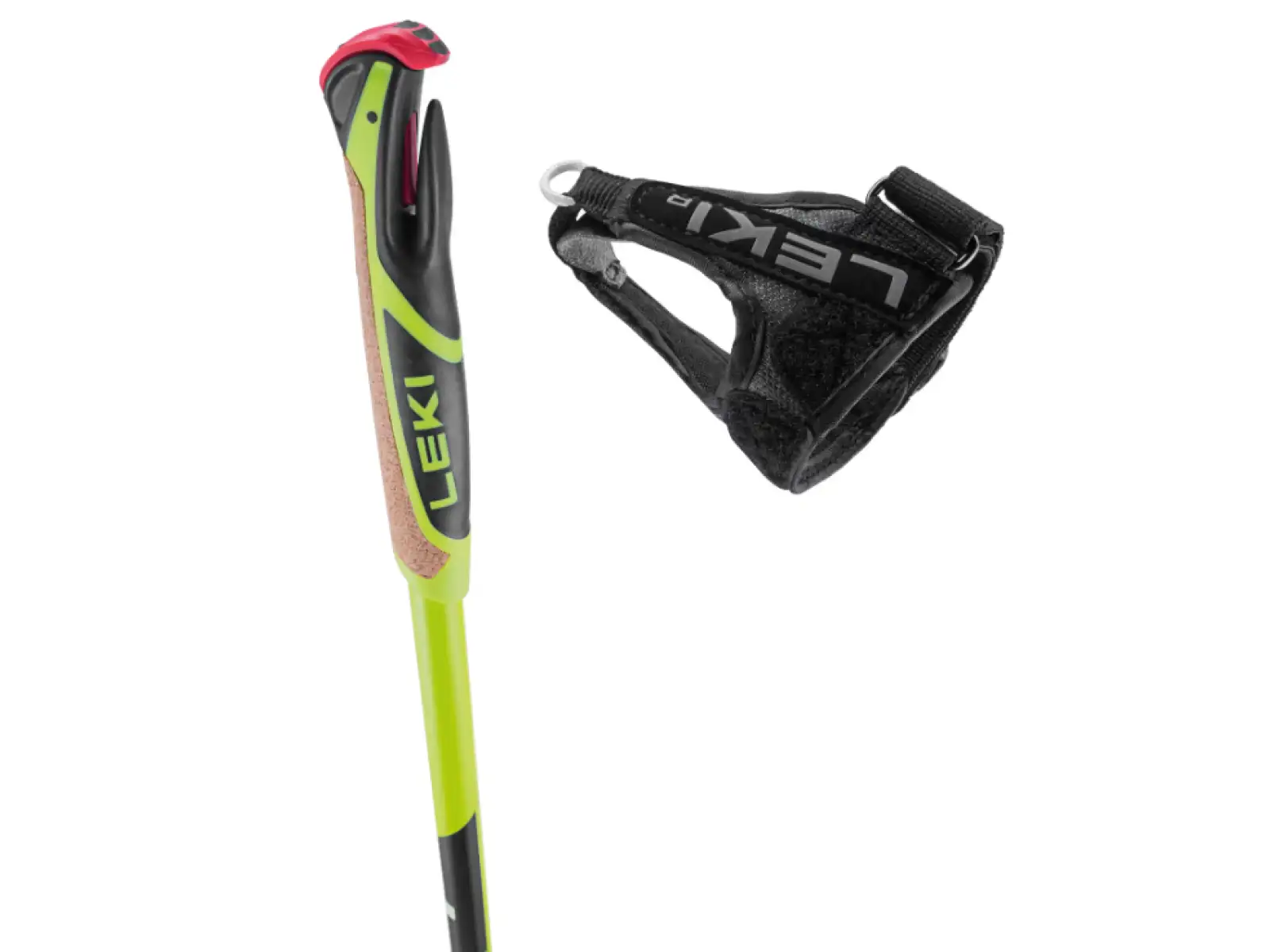 Leki CC 450 Poles běžecké hole Neon yellow/Black/White