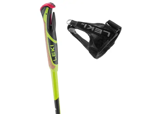 Leki CC 450 Poles běžecké hole Neon yellow/Black/White