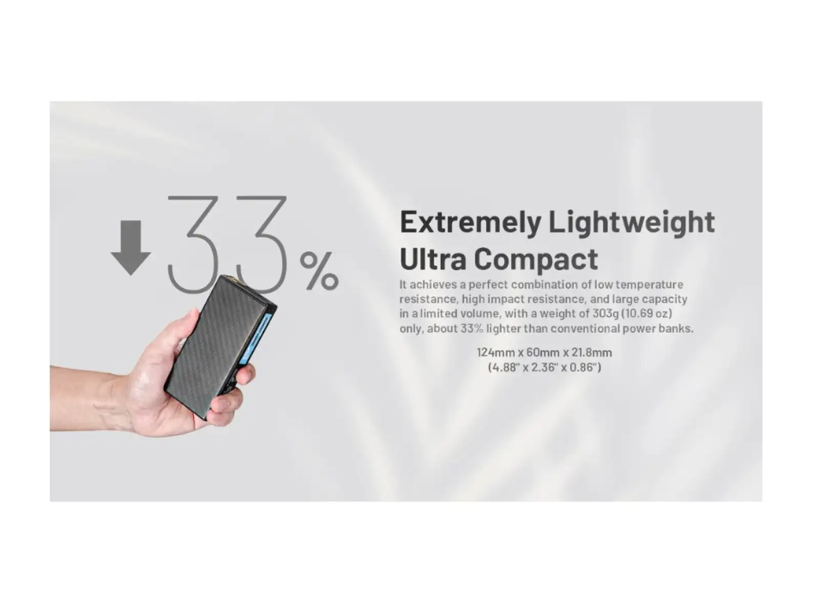 Nitecore výkonná Powerbanka do mrazu SUMMIT 20000, USB-C, až 3A výstup, 20000 mAh