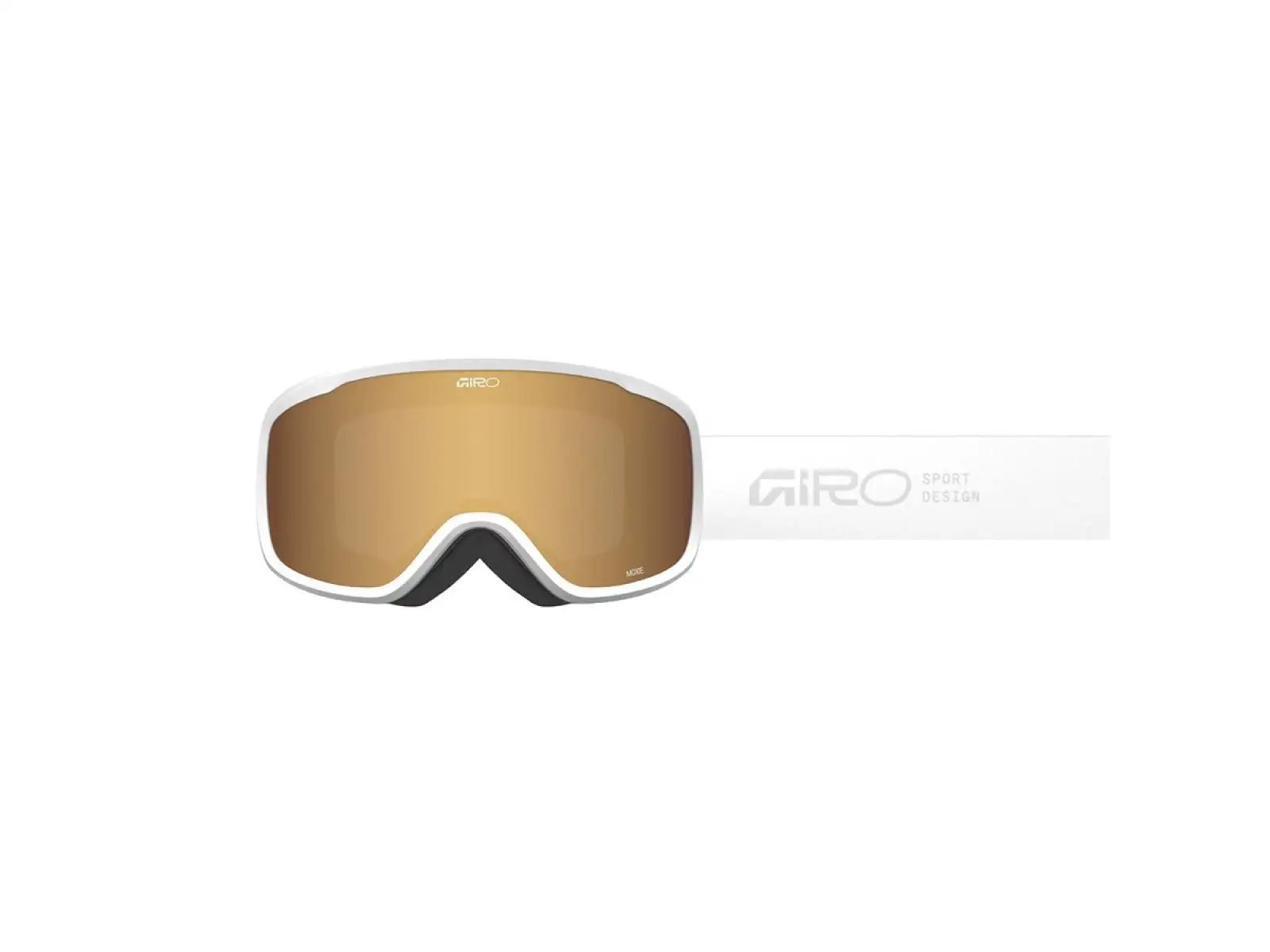 Giro Moxie dámské lyžařské brýle White Stacked/Amber Gold/Yellow (2skla)