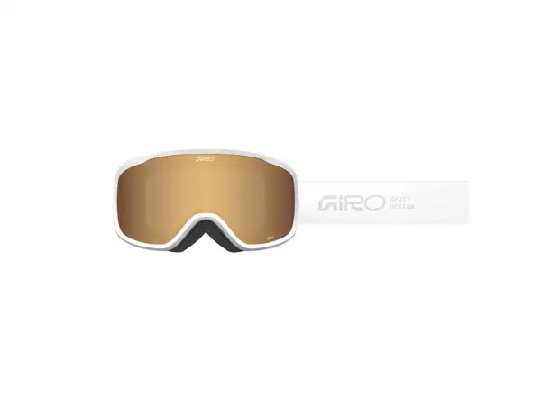 Giro Moxie dámské lyžařské brýle White Stacked/Amber Gold/Yellow (2skla)