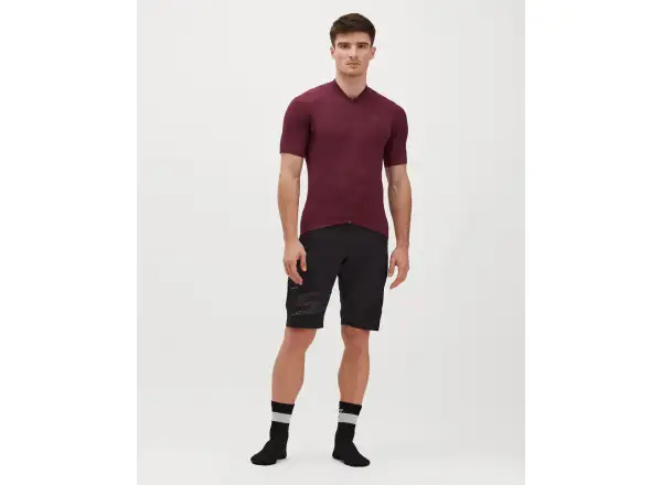 Silvini Ceno pánský dres krátký rukáv Plum