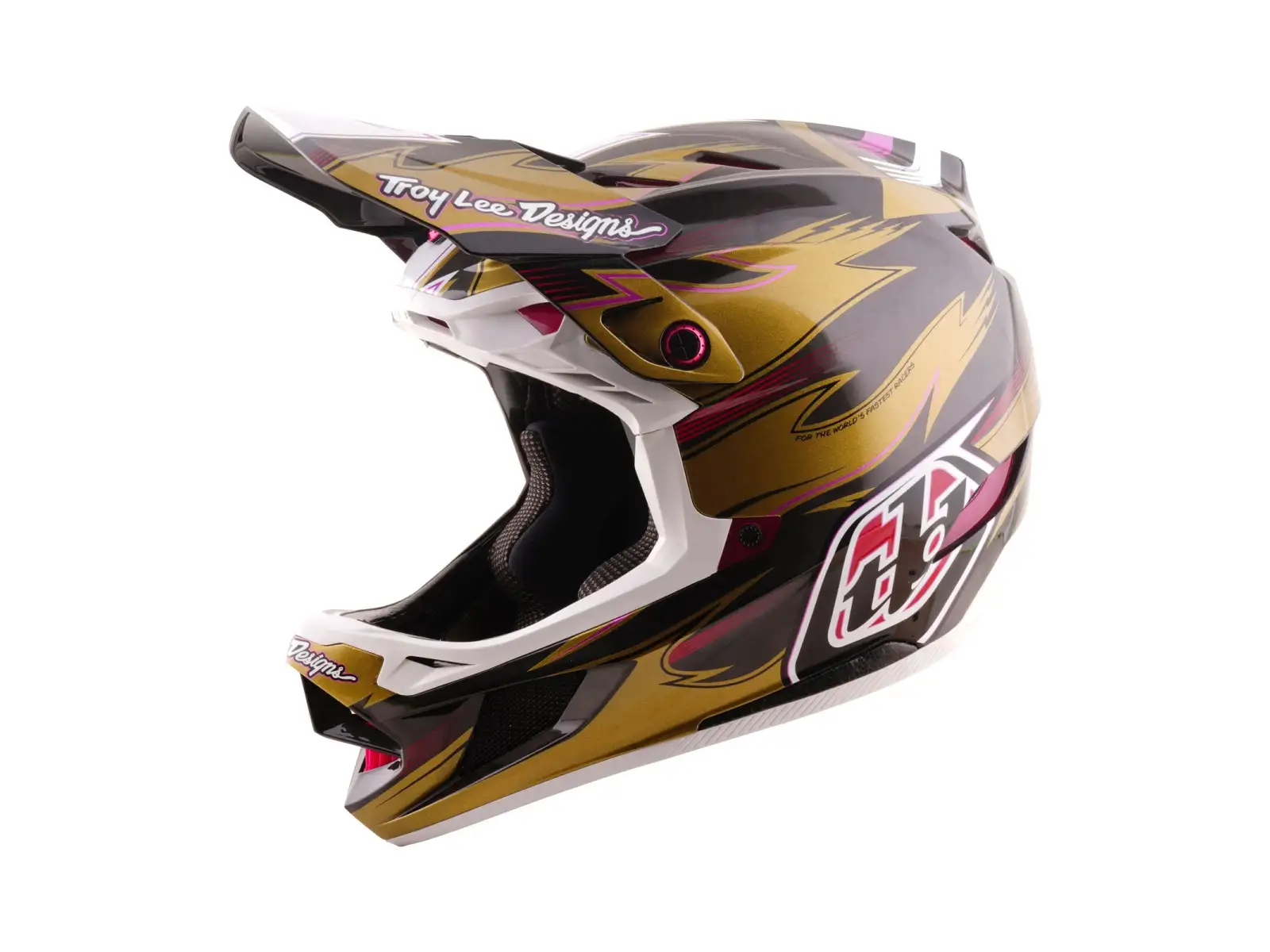 Troy Lee Designs D4 Carbon MIPS Cyclops helma Gold