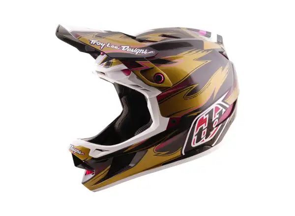 Troy Lee Designs D4 Carbon MIPS Cyclops helma Gold