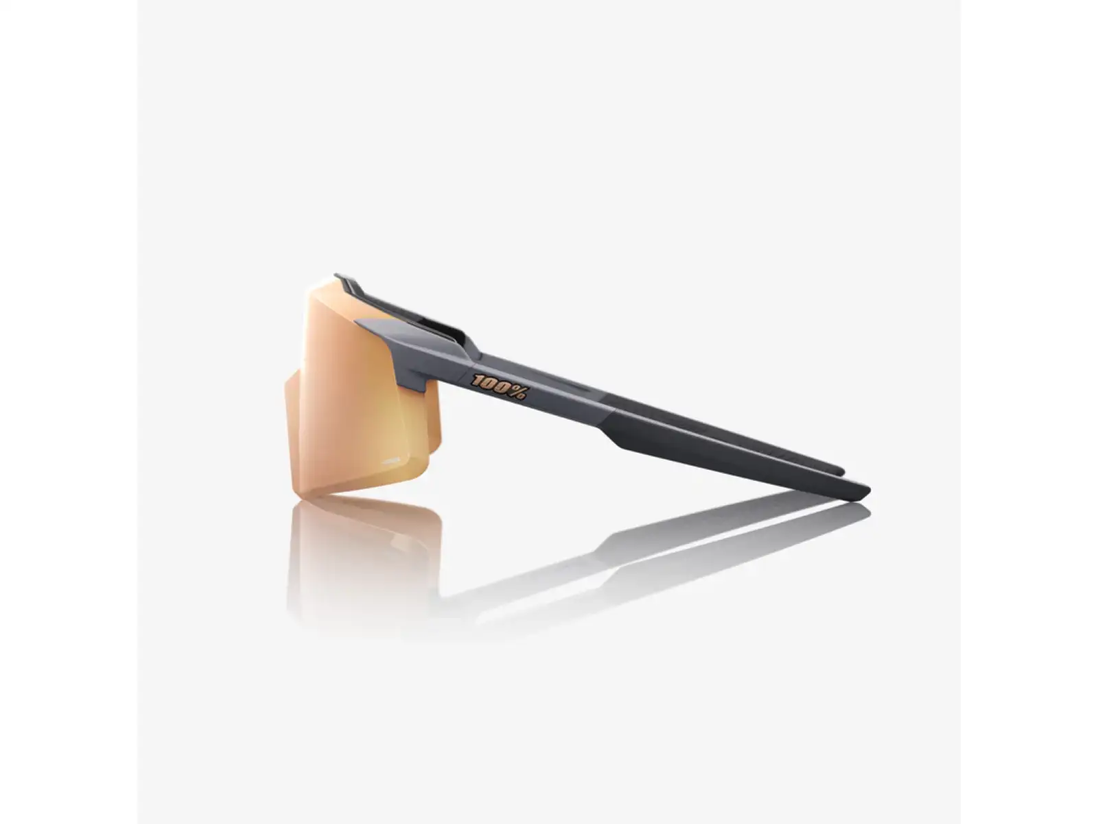 100% Aerocraft sluneční brýle Soft Tact Grey/HiPER Copper Mirror