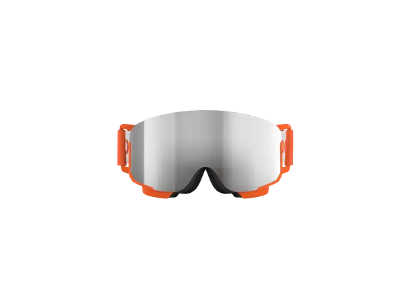 POC POCito Nexal dětské lyžařské brýle Fluorescent Orange/Partly Sunny Silver