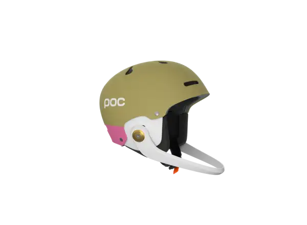 POC Artic SL MIPS lyžařská přilba Olivine Green Matt/Thulite Pink Matt