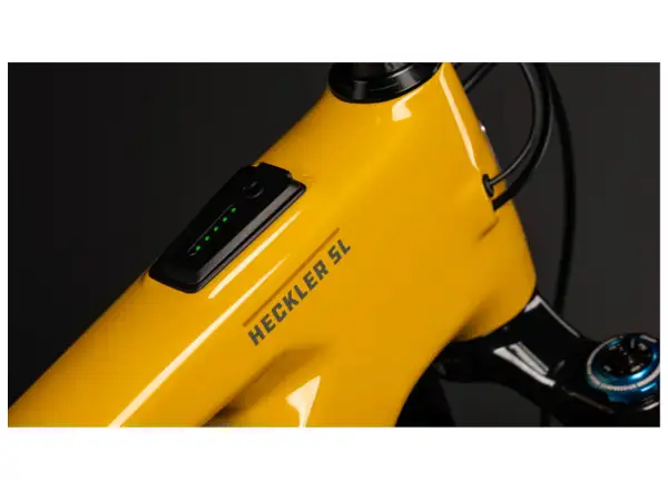 Santa Cruz Heckler SL 1 CC MX X0 AXS RSV celoodpružené elektrokolo Gloss Mustard