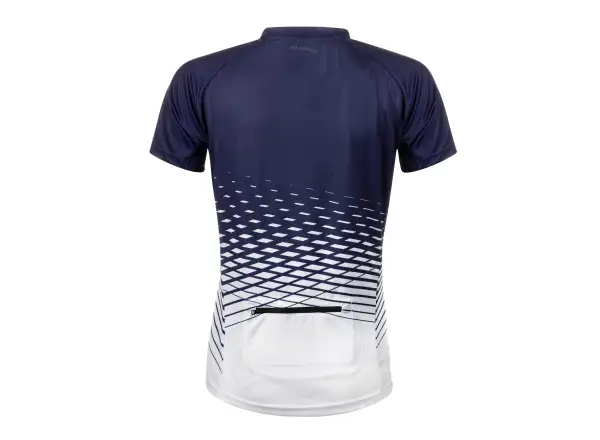 Force Angle MTB dámský dres krátký rukáv bílá/modrá