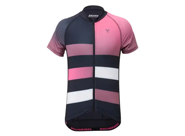 Silvini Mazzani dětský dres krátký rukáv Black/Fuchsia