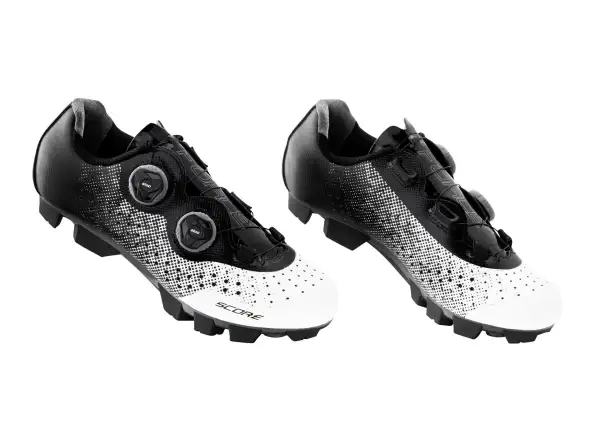 Force Score MTB pánské tretry bílá/černá
