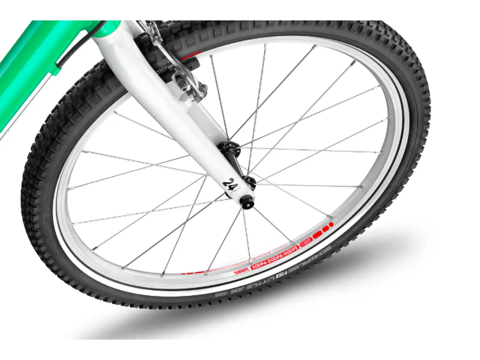 Woom 5 dětské kolo 24" Mint Green