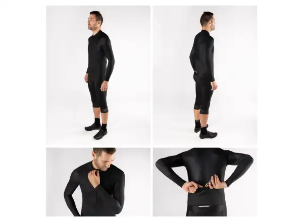 Force Pure pánský dres dlouhý rukáv černá
