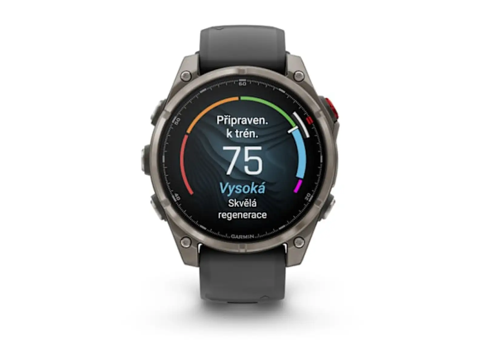 Garmin fenix 8 Pro 47 mm AMOLED Sapphire chytré hodinky Titanium Graphite/Black