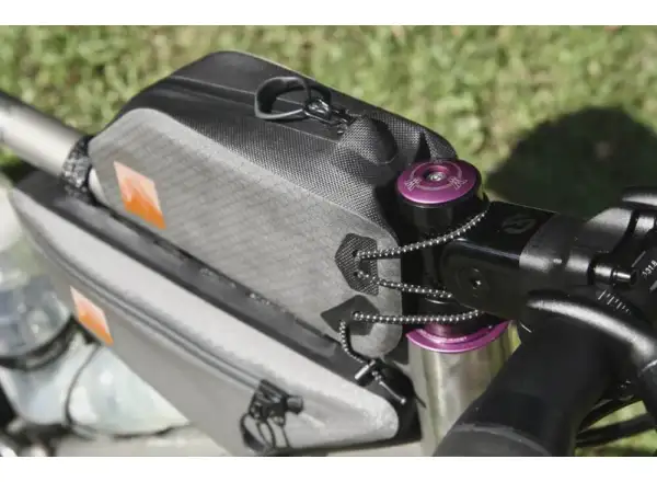 Woho X-Touring Top-tube Bag Dry 1,1 l rámová brašna Honeycomb iron Grey
