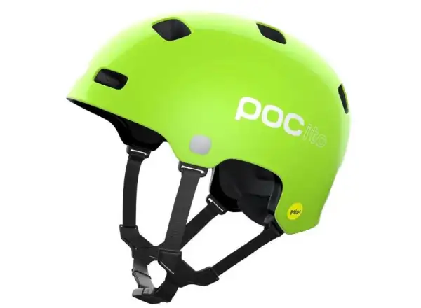 POC POCito Crane MIPS dětská přilba Fluorescent Yellow/Green