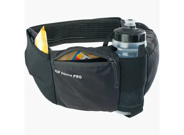 Evoc Hip Pouch Pro ledvinka 1 l + láhev 0,55 l Black