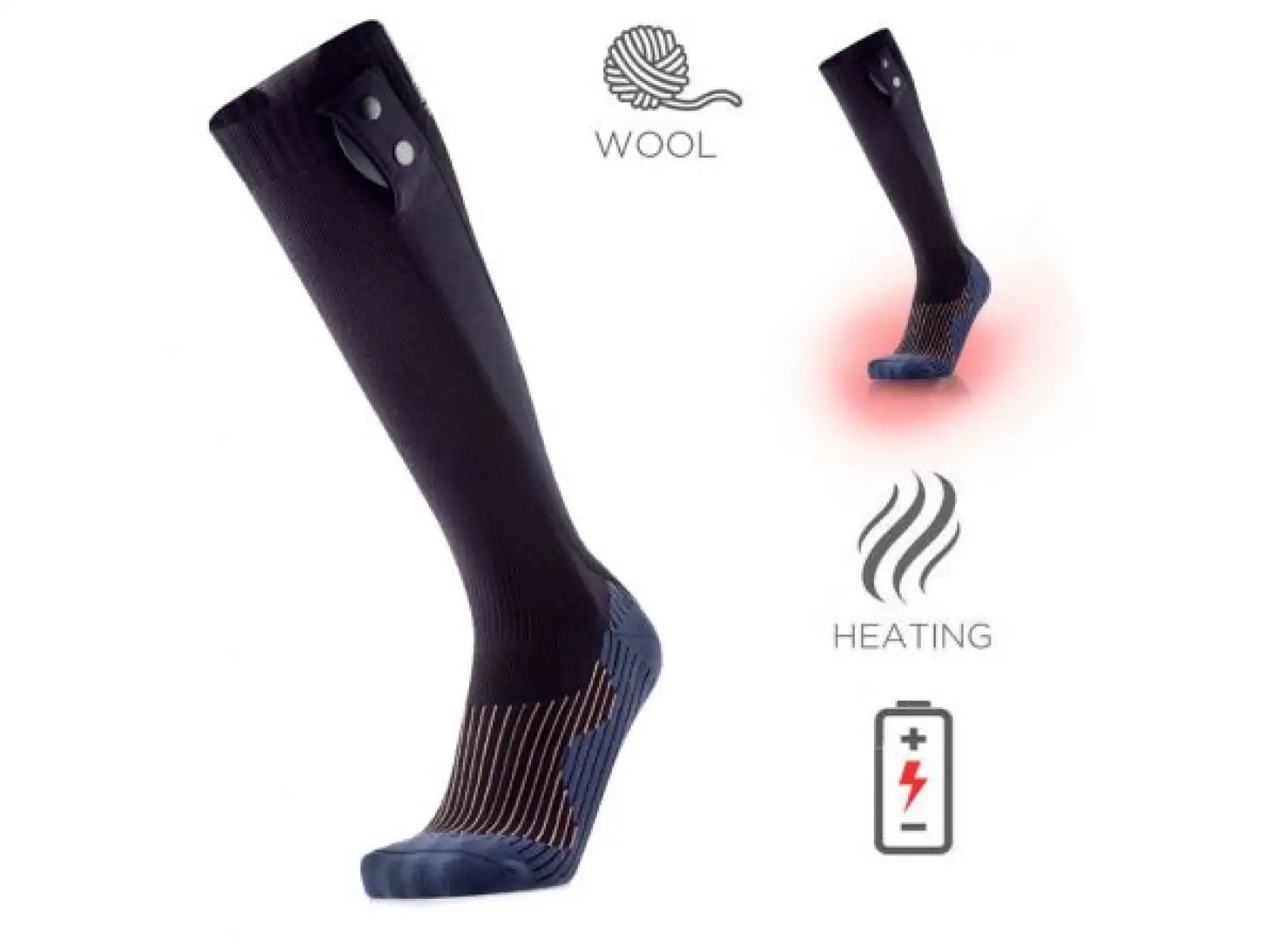 Thermic Powersock Heat Multi V2 vyhřívané ponožky unisex black