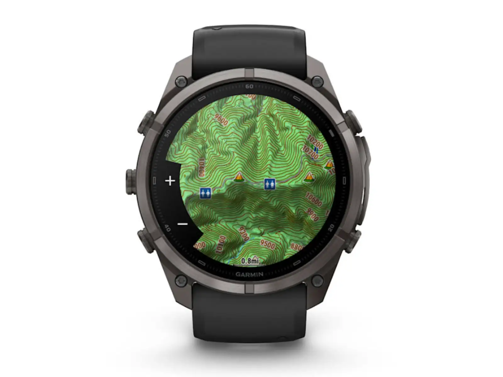 Garmin Fénix 9 Pro inReach 51 mm chytré hodinky Carbon gray DLC Titanium Black/Pebble gray