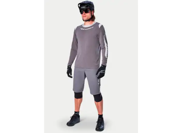 Alpinestars A-Dura Dri Wool pánský dres dlouhý rukáv Dark Grey
