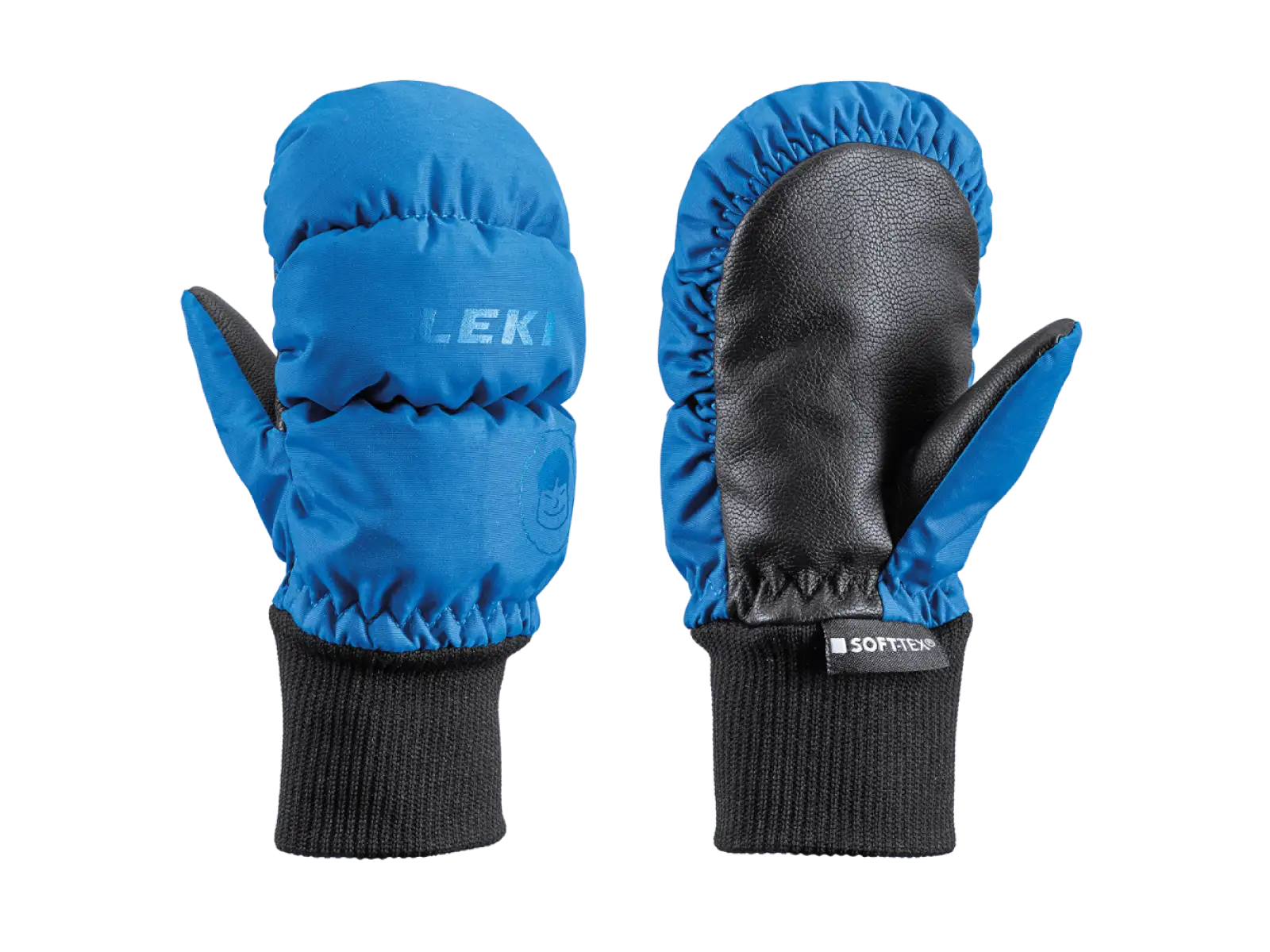 Leki Little Eskimo Mitt Short dětské sjezdové rukavice sky blue