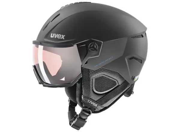 Uvex Instinct Visor Pro V lyžařská helma black matt