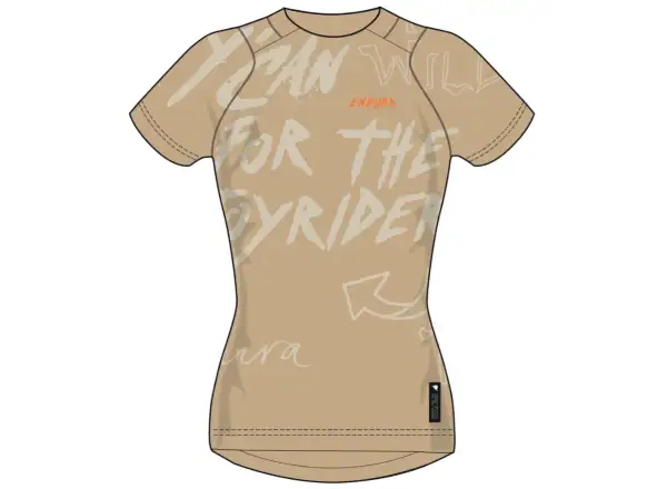 Endura SingleTrack Print Tee BSA dámský dres krátký rukáv Brown