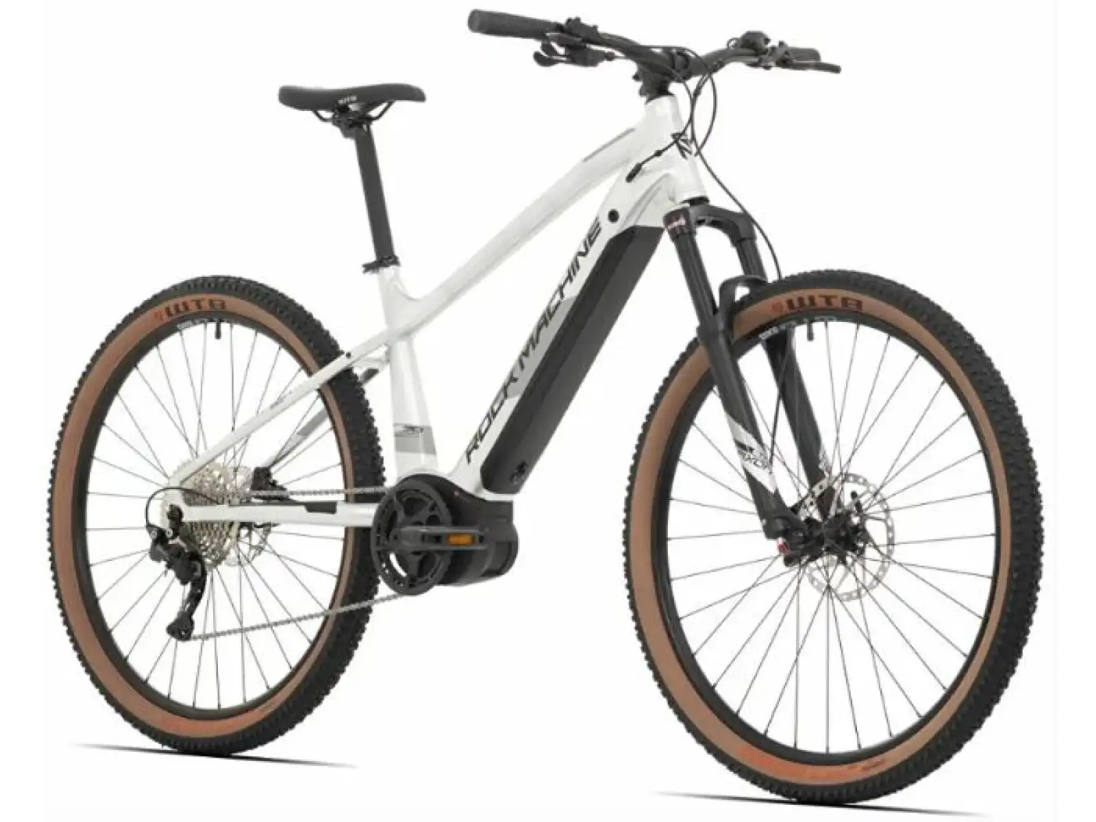 Rock Machine Torrent INT e70-29 Gloss Silver/Black horské elektrokolo