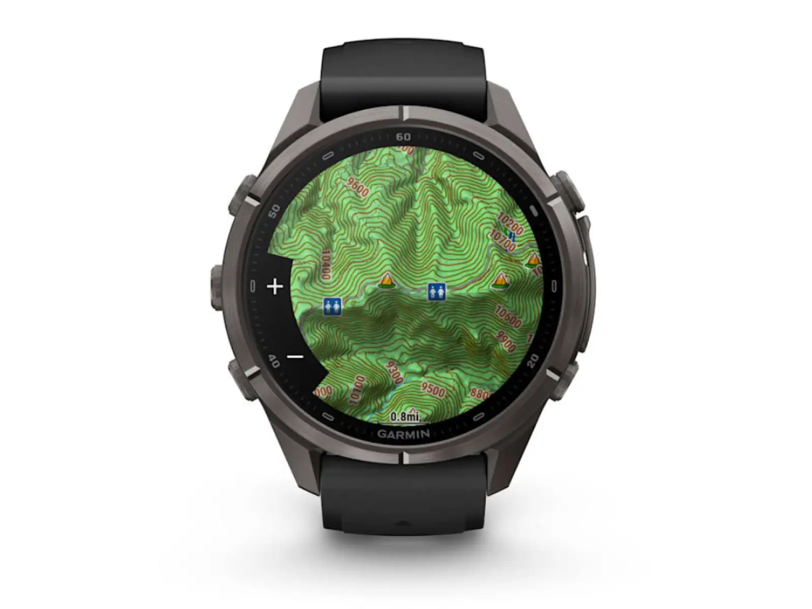 Garmin Fénix 9 Pro inReach 43 mm chytré hodinky Carbon Gray DLC Titanium Black/Pebble Gray