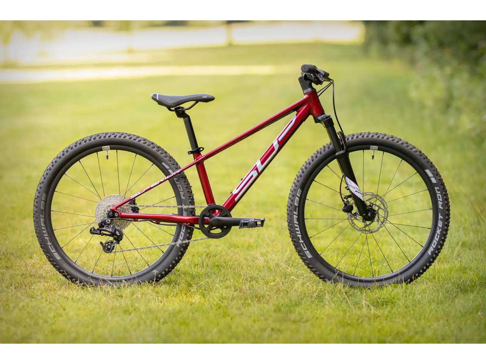 Superior Team 24 dětské horské kolo Gloss Dark Red