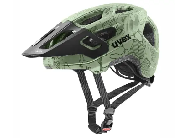 Uvex React Jr. dětská přilba Moss Green/Altim Matt