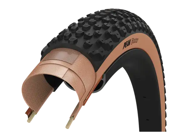 Goodyear Peak Ultimate Tubeless Complete 35-622 gravel plášť kevlar Tan