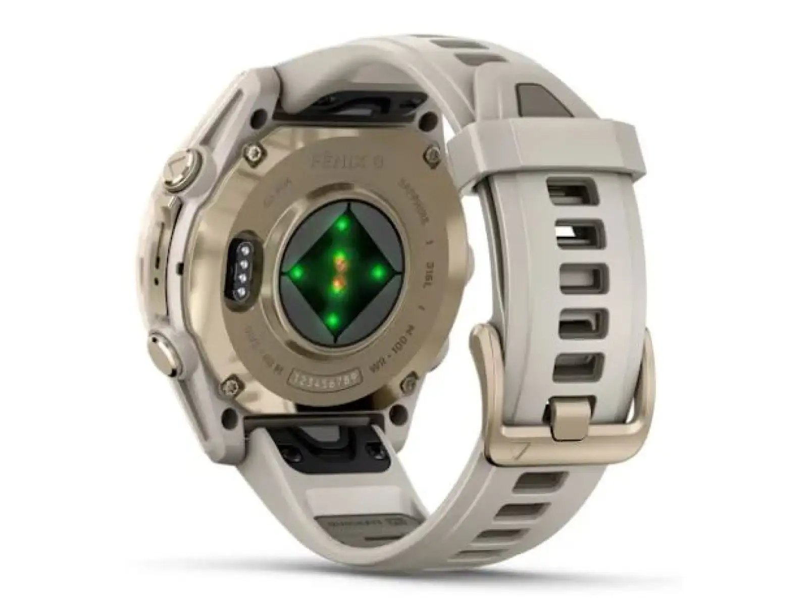 Garmin fenix 8 - 43 mm AMOLED Sapphire chytré hodinky Soft Gold Fog grey
