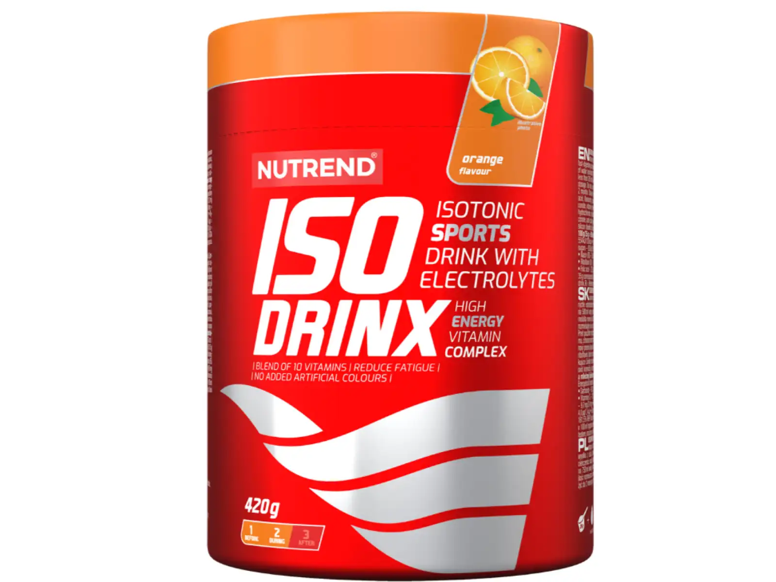 Nutrend Isodrinx dóza 420g pomeranč