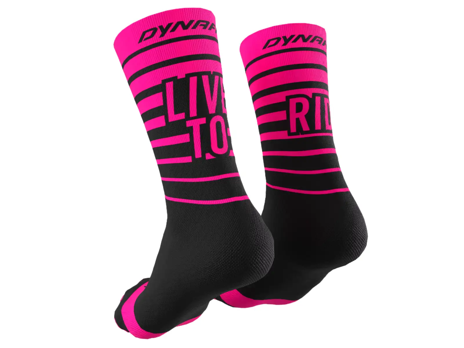 Dynafit Live To Ride sportovní ponožky Pink Glo